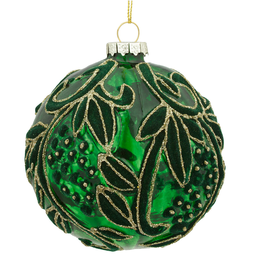 Christmas tree decoration Ball Glass White